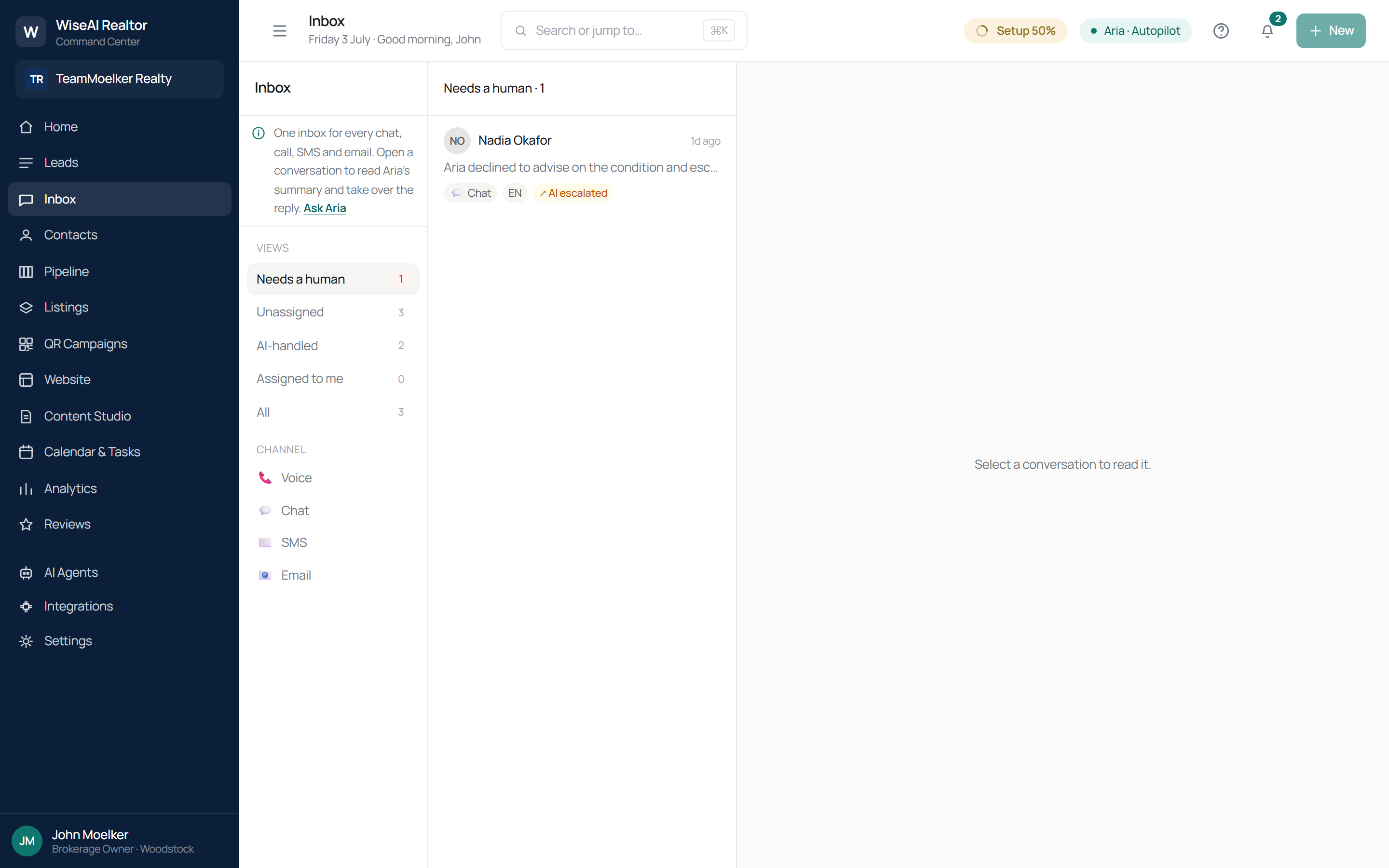 Unified inbox